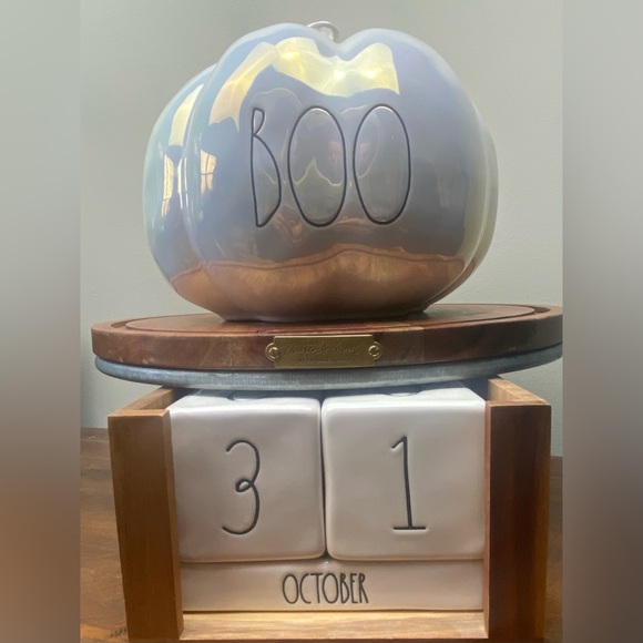 Rae Dunn Ceramic Pumpkin Halloween - Picture 2 of 12